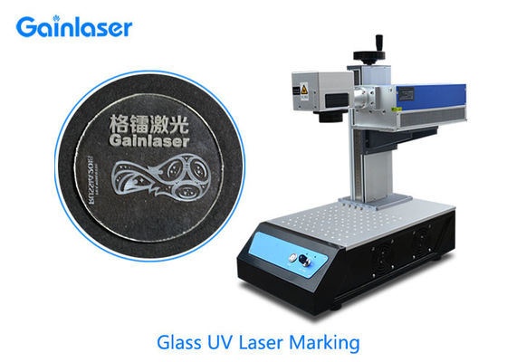 машина маркировки стеклянного лазера 5Watt 0.15mm для кода штриховой маркировки