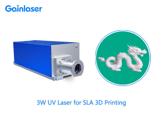 лазер 355nm 3W УЛЬТРАФИОЛЕТОВЫЙ для печатания стереолитографии 3D